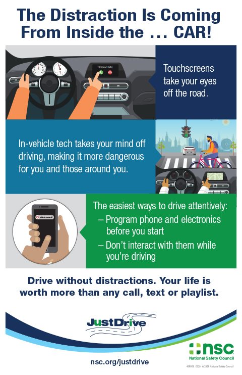 Distracted Driving Awareness Month | April<br>Week 2 | Program Before Driving