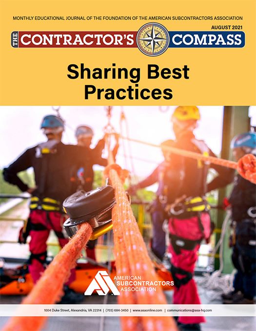KEVIN MCMAHON | SAFETY ARTICLE PUBLISHED IN THE CONTRACTOR’S COMPASS