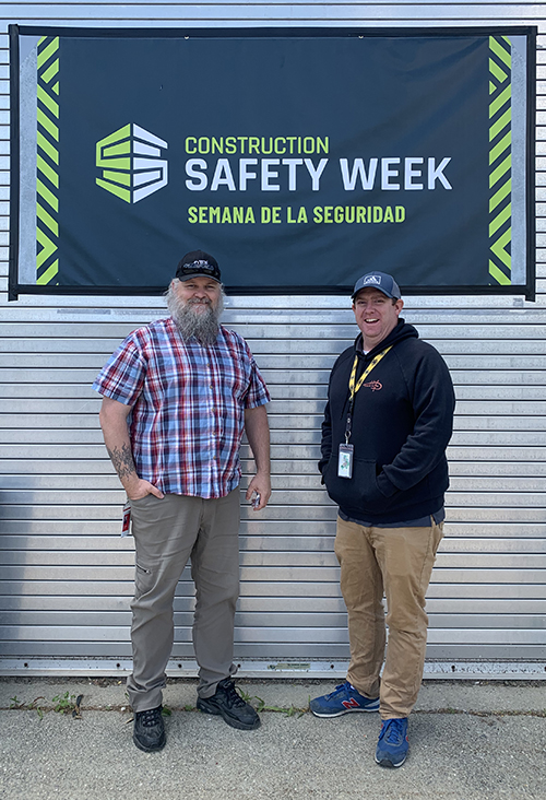 Safety professionals Christopher Keller and Keith Santorelli picture