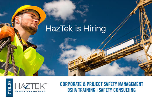 Immediate Safety Career Opportunities in Columbus, Ohio: <a href="https://careers.haztekinc.com/jobs/2664/safety-manager-salt-lake-city">https://careers.haztekinc.com/.../safety-manager-%7C-new...</a>