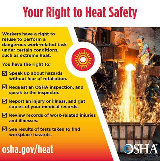 Prevent heat illness at work safety training image