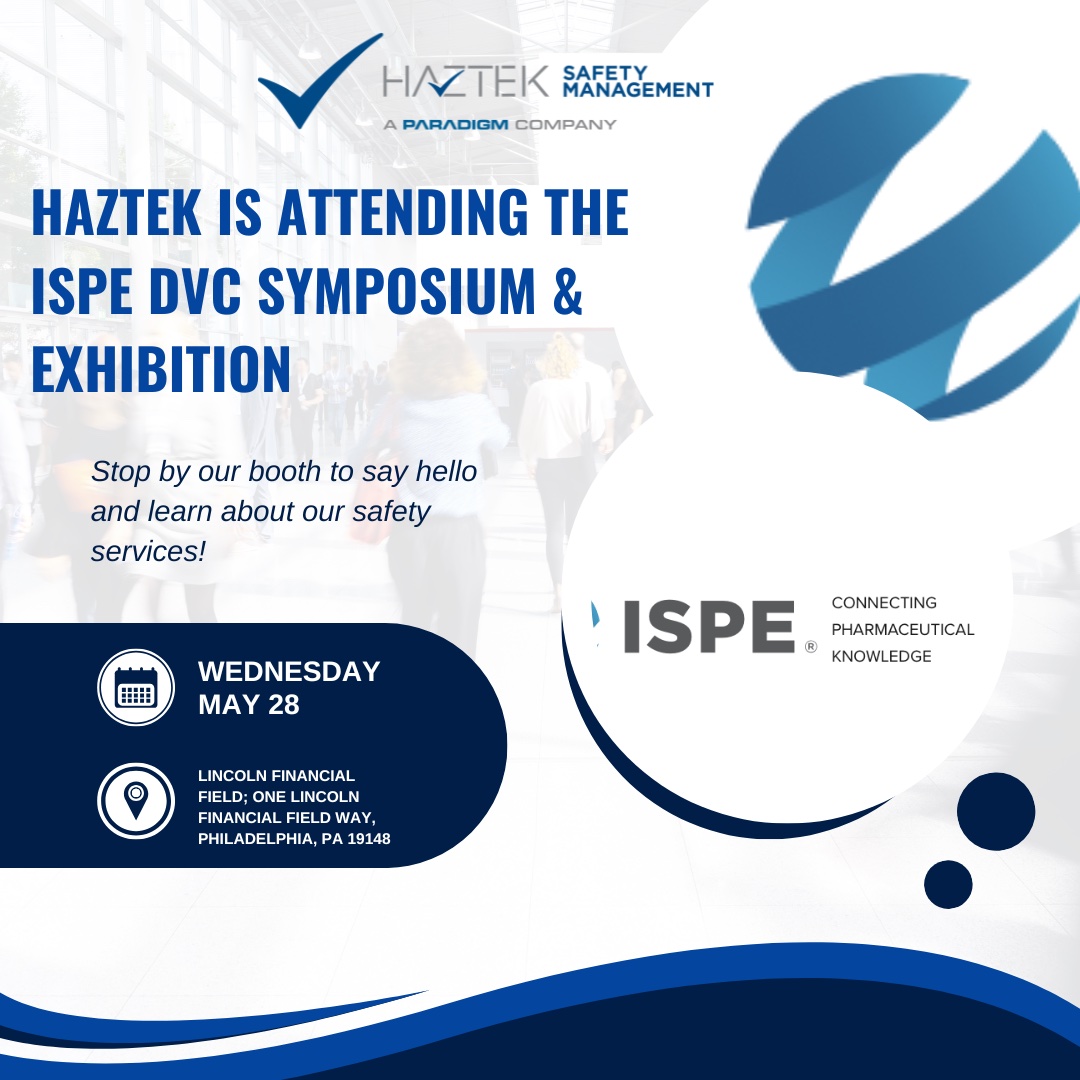 HazTek is Attending the 33rd Annual ISPE DVC Symposium & Exhibition 